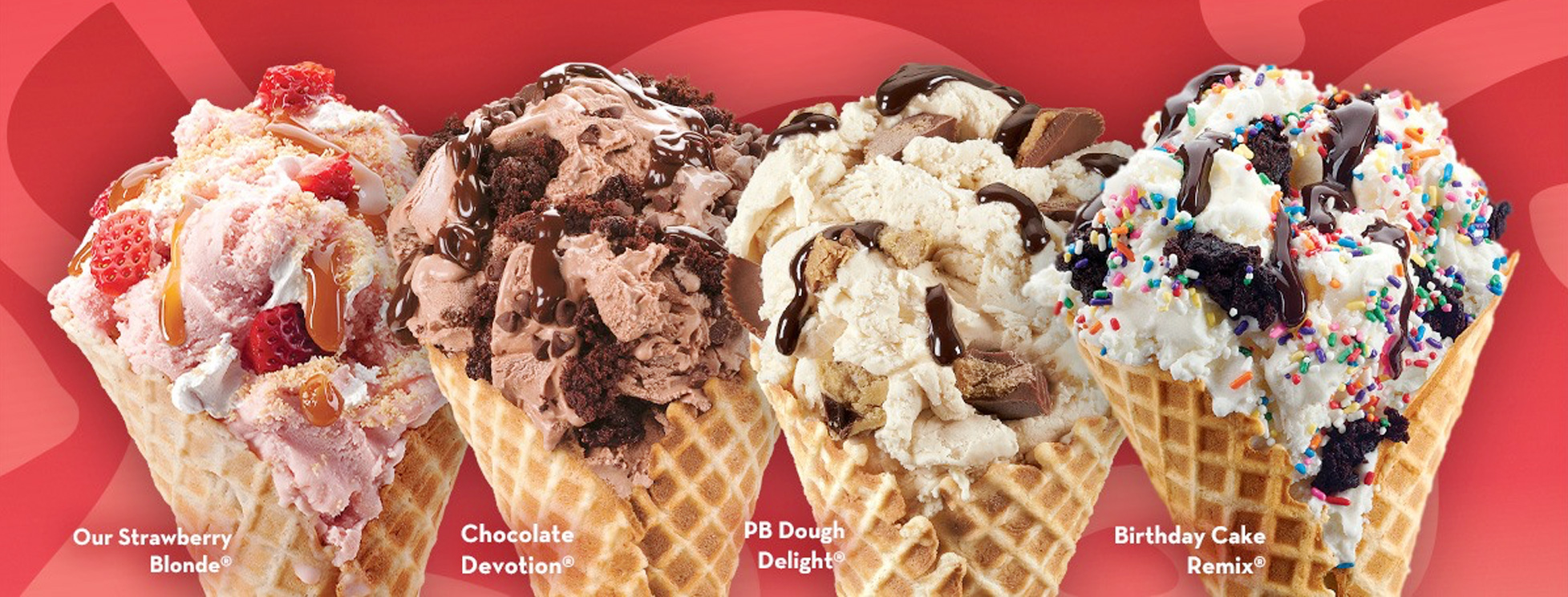 Handcrafted premium ice cream at Cold Stone Creamery at Grossmont Center